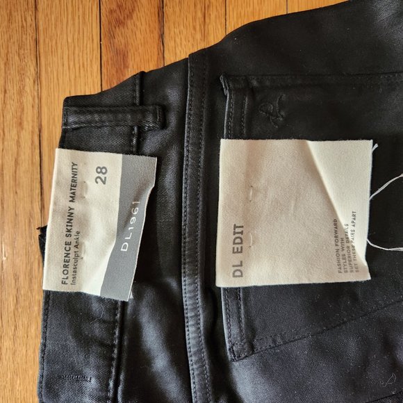 DL1961 Florence Skinny Maternity Instasculpt Ankle Jeans Medina NWT - Picture 2 of 6